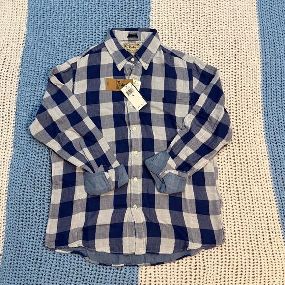 Polo Ralph Lauren LS Flannel Button Down Shirt - Picture 1 of 5